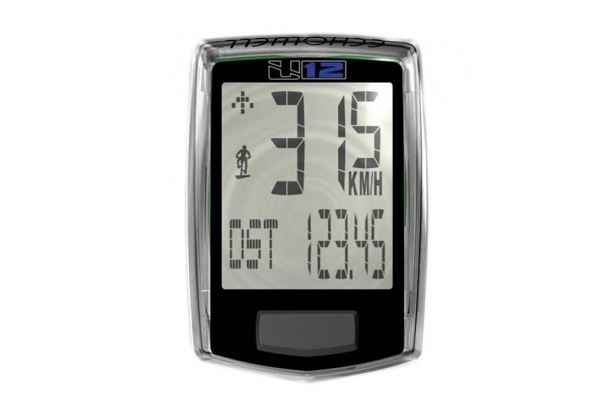 Велокомпьютер Echowell U-12, черный Велокомпьютер Echowell U-12, черный